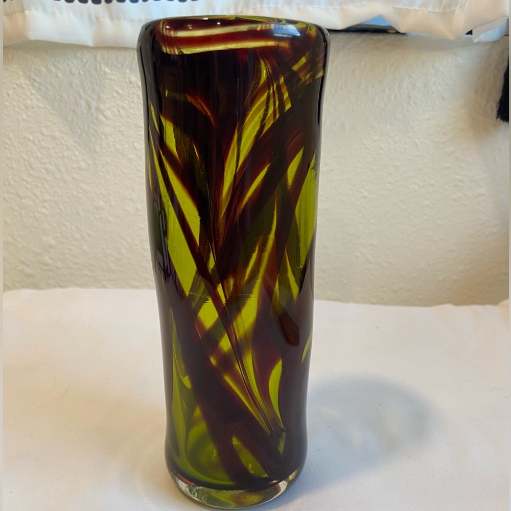Hand blown vase
